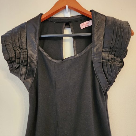 Angel Paris, Vintage Women Dress Layered Short Sleeve, Size 8 , Y2K, 90's, Mini. - Picture 4 of 12